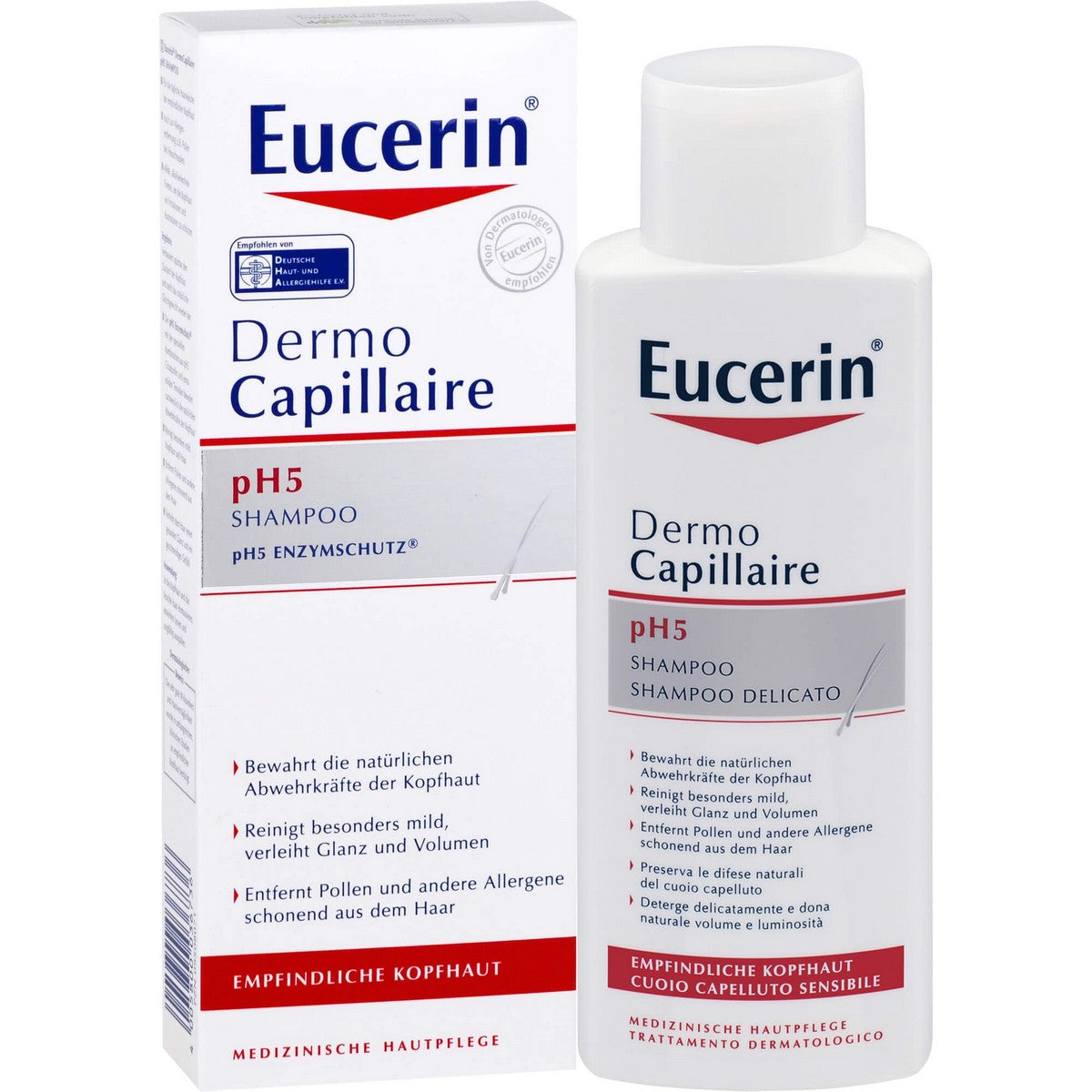 Champô Eucerin DermoCapillaire 250 ml - Fabulosa