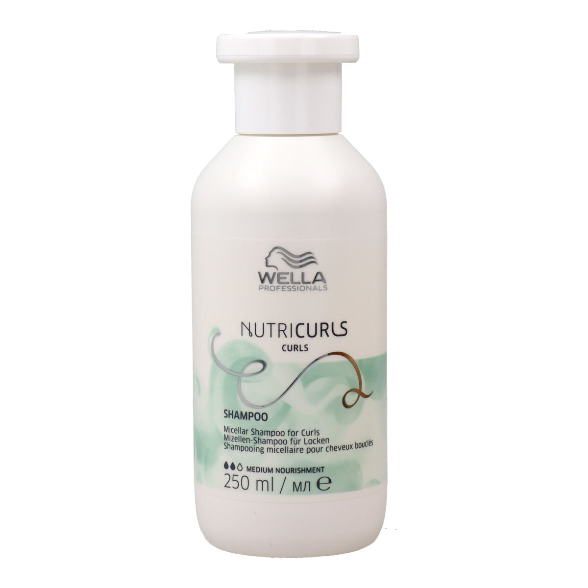 Champô Micelar Wella Nutricurls Curls Cabelo encaracolado 250 ml - Fabulosa