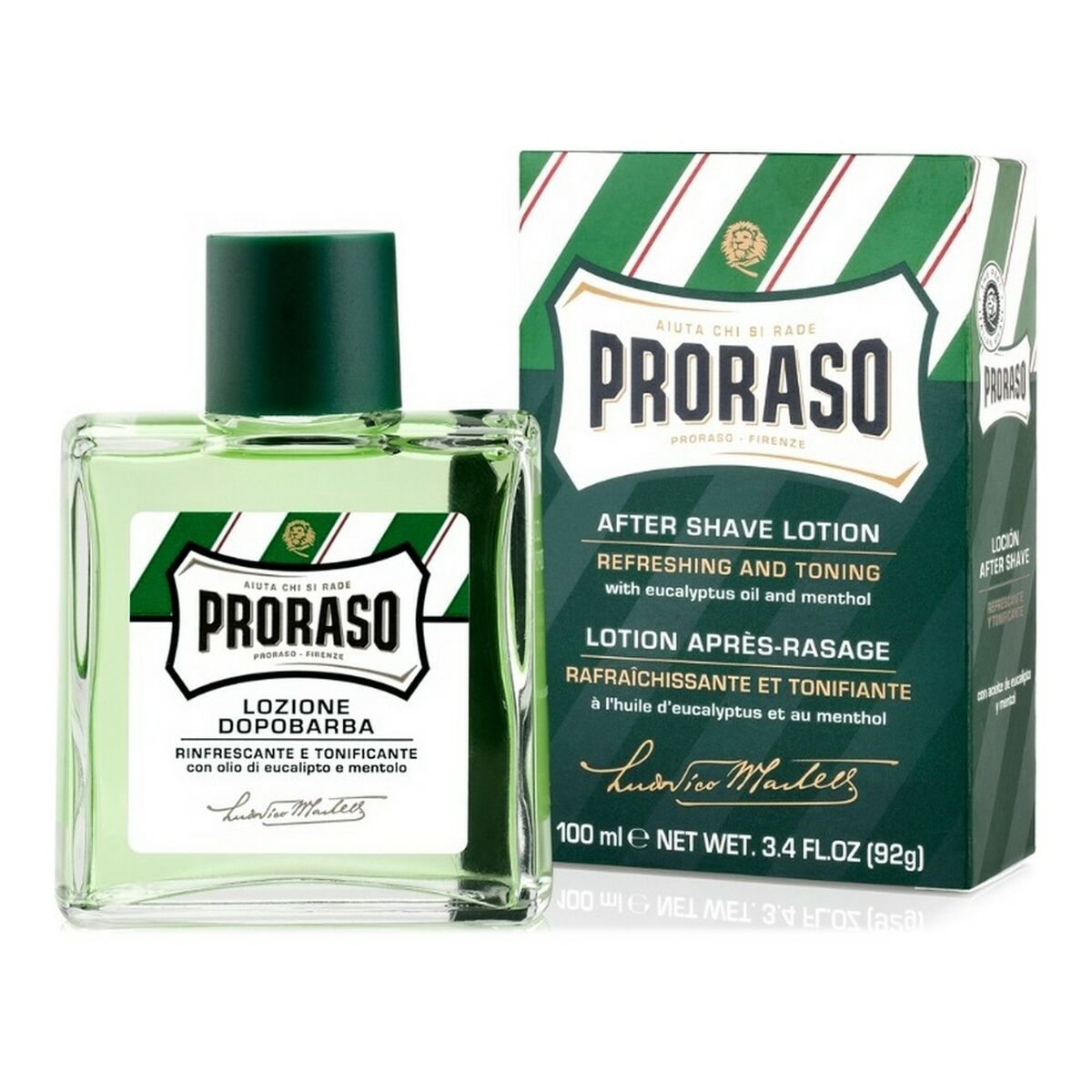 Creme Facial Proraso Refreshing & Toning 100 ml - Fabulosa