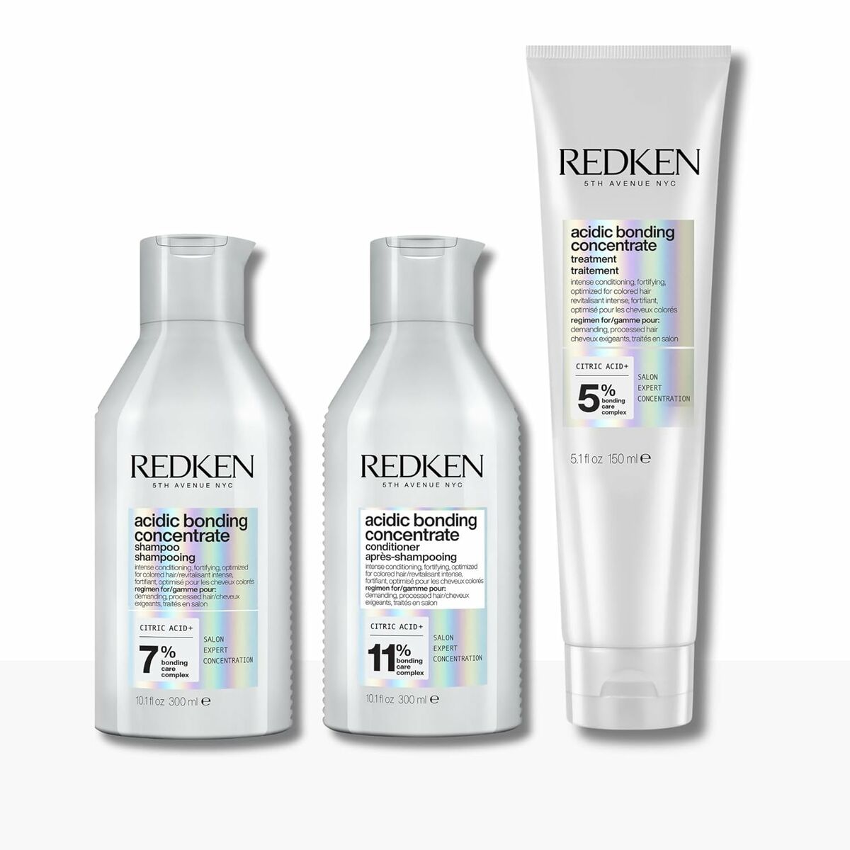 Champô Redken ACIDIC BONDING CONCENTRATE 4 Peças - Fabulosa