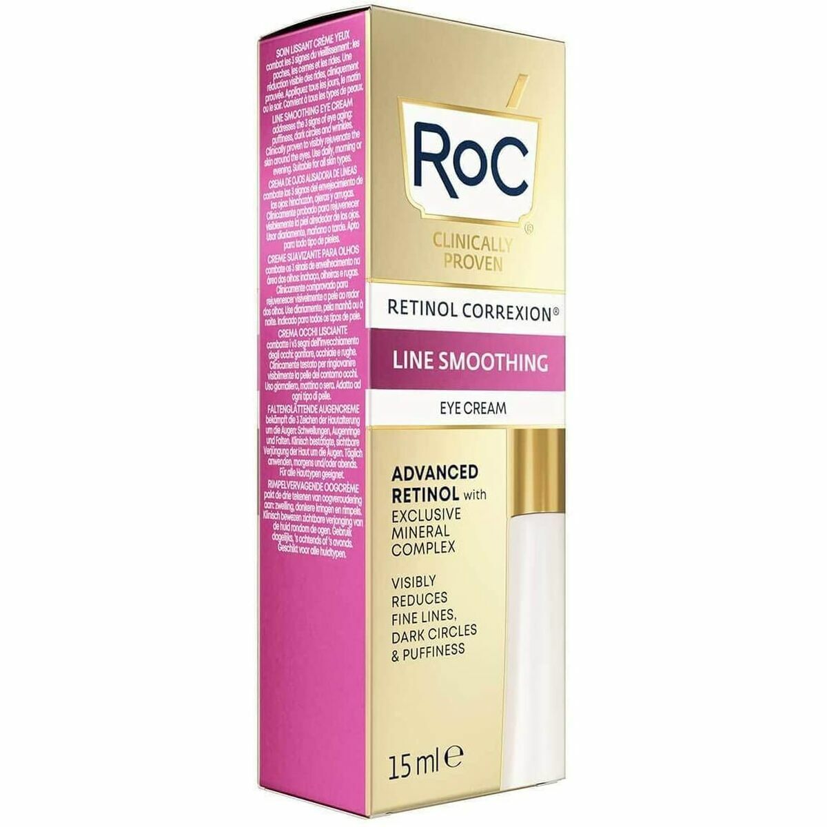 Creme para o Contorno dos Olhos Roc Retinol Correxion®️ 15 ml Retinol - Fabulosa